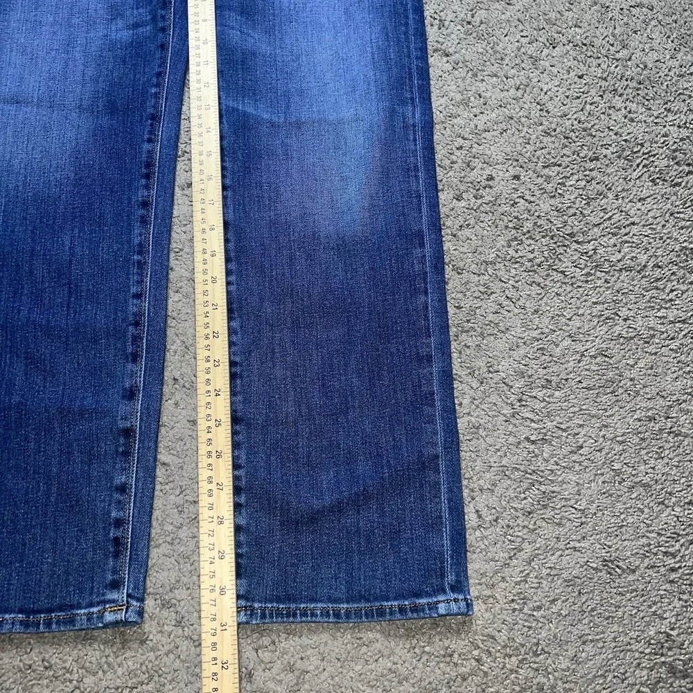 Hugo Boss Delaware Jeans Mens 38x32 Blue Slim Fit Denim Zip Stretch